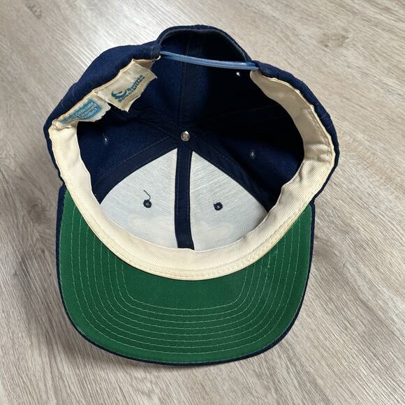 Vintage Sports Specialties Dallas‎ Cowboys Hat Snapback NFL Circle Blue Wool Cap - Picture 3 of 9